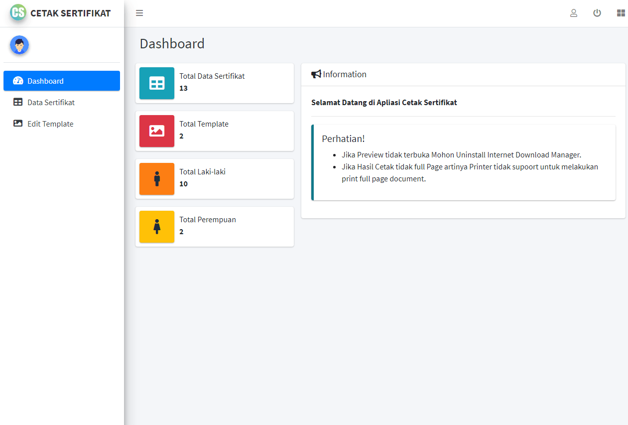 source code Aplikasi Cetak Piagam